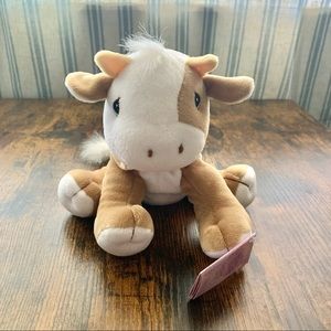 Vintage 1998 Precious Moments Tender Tails Cow Stuffed Animal